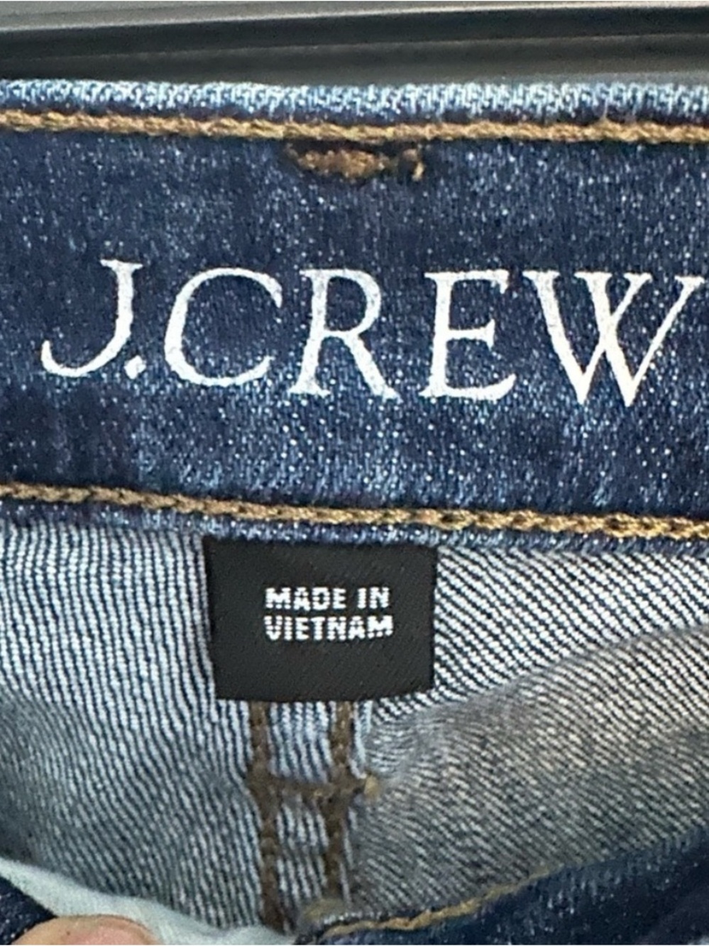 J Crew 9" Vintage Slim-straight Cropped Jean in Amara Wash Size 32 Tall - Picture 5 of 7